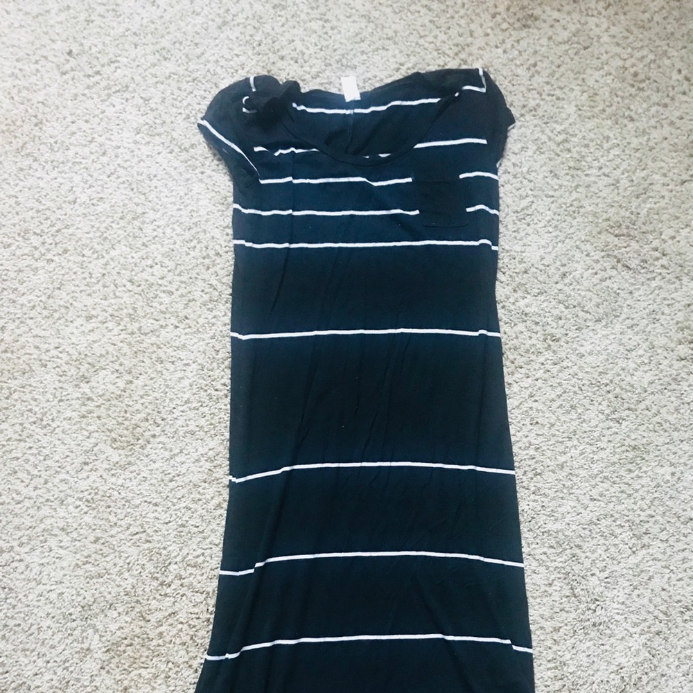 Black maxi dress XS